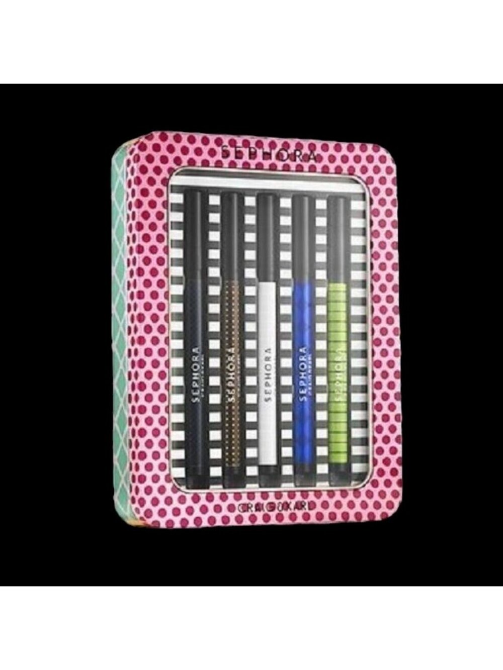 Sephora Craig & Karl Felt Eyeliner Set, 5 Shades new in a gift box